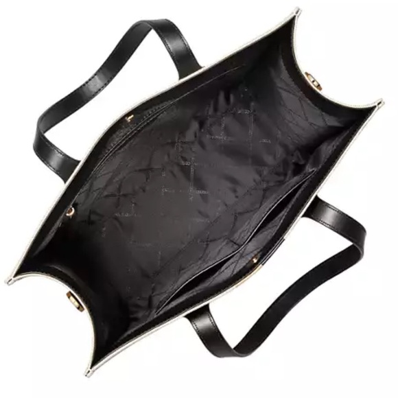 Michael Kors Handbag Kempner Large North South Tote Black Camel AUTHENTIC NWT - Picture 9 of 11